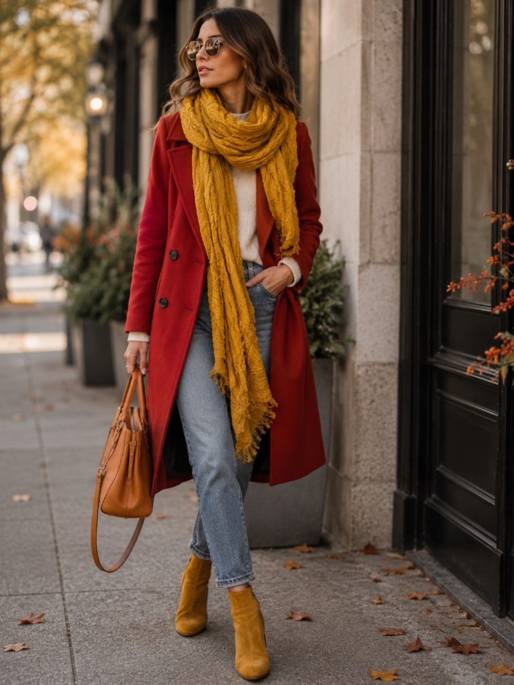 Mustard Scarf – Lightweight & Effortlessly Chic